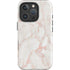Rose Gold Marble iPhone 16 Pro Max Impact Case